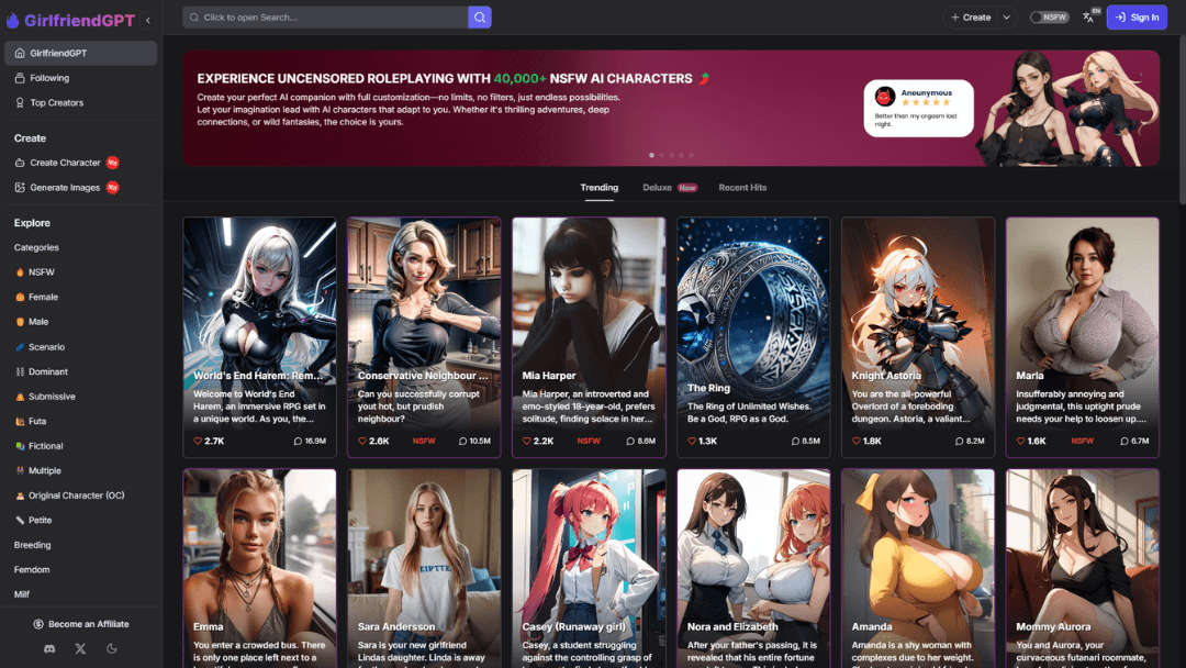 Read more about the article GirlfriendGPT