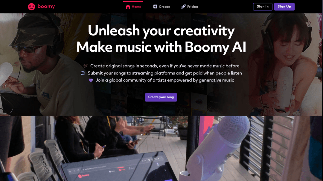 Read more about the article Boomy Ai