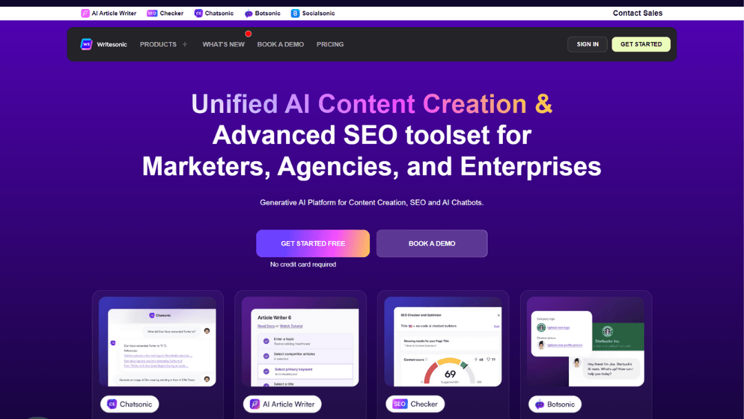 Read more about the article Writesonic