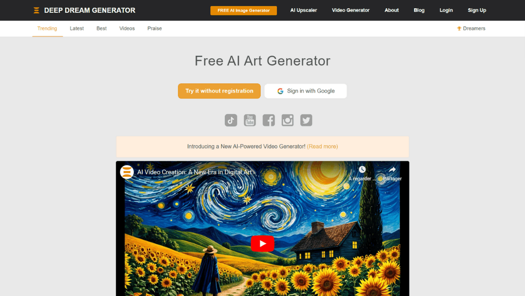 Read more about the article Deep Dream Generator