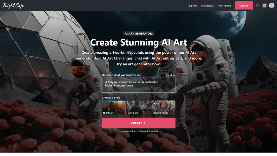 Read more about the article NightCafe Creator