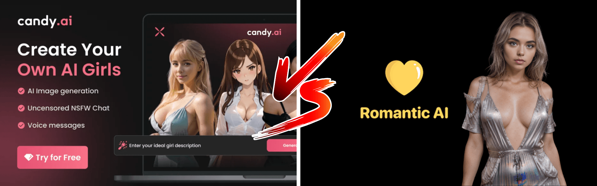 Read more about the article Candy Ai vs Romantic Ai