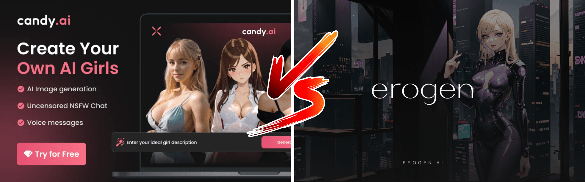 Read more about the article Candy Ai vs Erogen Ai